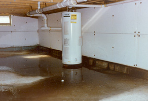 B-Dry Rigid Sealer patented drainage system